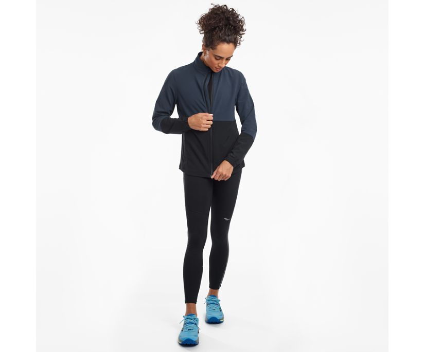 Women's Saucony Bluster Jackets Black | Singapore 266YXFU